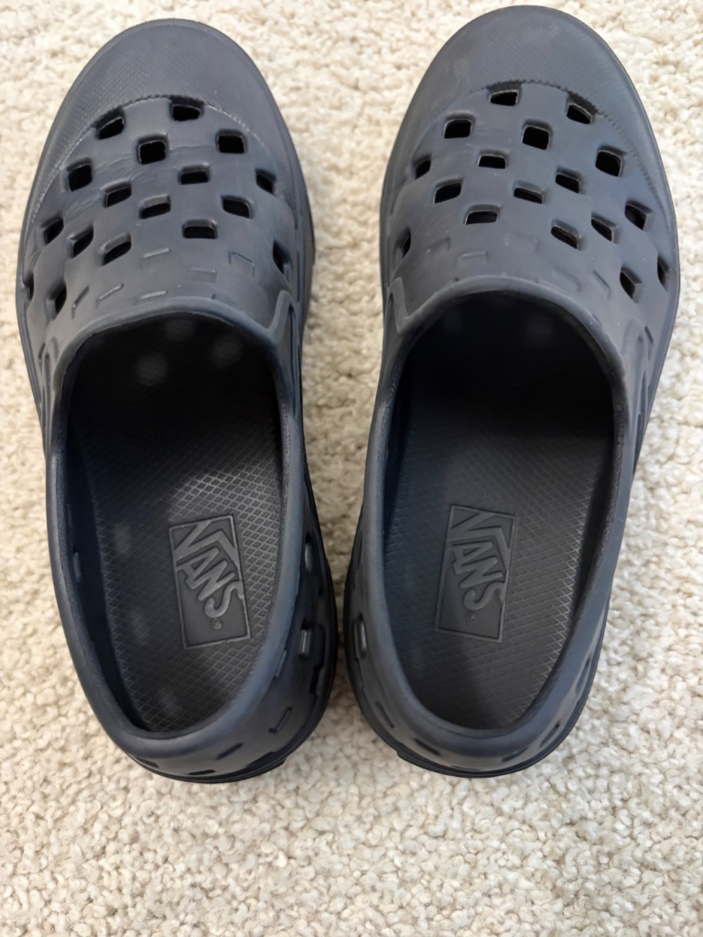 Little boys black slip on vans - Picture 2 of 4